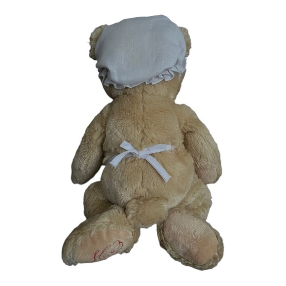 Mary Meyer Colonnial Williamsburg Pilgrim Teddy Bear Bonet Apron‎ 15” - Picture 4 of 8